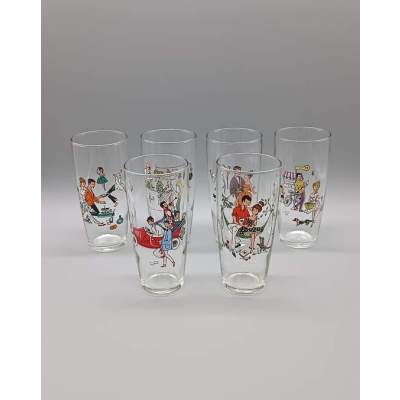 Verres Publicitaires RASTAL Vintage