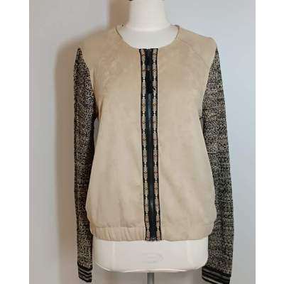 Veste Gilet Femme Bi-Matière Bonobo Jeans Taille L