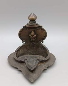 Lampe à Huile DIYA Antique en Laiton