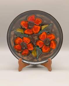 Assiette Céramique Murale Fat Lava Ruscha Keramik