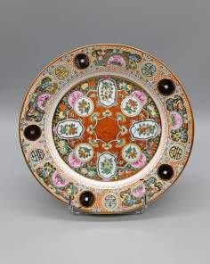 Assiette en Porcelaine Chinoise Zhongguo Jingderhen Zhi Zao