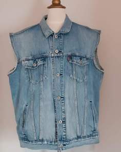  Levi's Veste Trucker Relaxed Sans Manches Homme