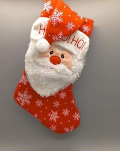 Chaussette de Noël Flocons