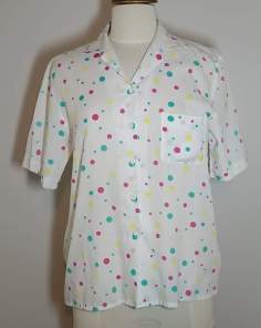 Chemise à Pois Femme Vintage Créations Paris