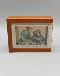 Coffret Bois de Jeu d'Osselets Métal Créations RC