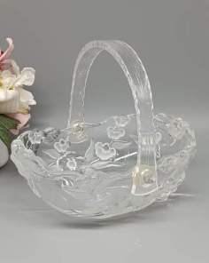 Corbeille en Verre Déco Vintage