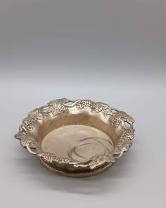 Coupelle Décor Vigne Métal Argenté