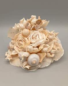 Bouquet de Coquillages Artisanal sur Socle