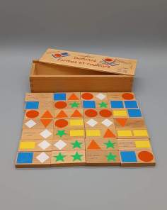 Dominos Formes et Couleurs en Bois Artisabois