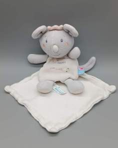 Doudou Mouchoir Souris Cajou Sucre d'Orge