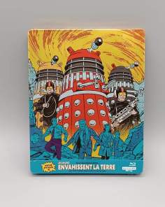 Les Daleks Envahissent la Terre Coffret DVD Blu-ray Steelbook 4K