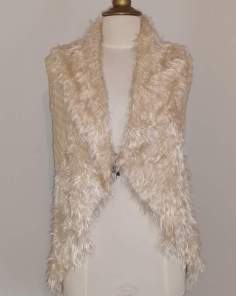 Veste Longue Sans Manches Vintage