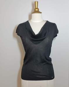 Haut Femme Morgan Noir Pailleté
