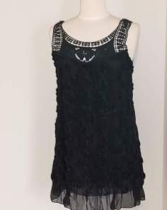 Robe ou Tunique Voile et Broderie