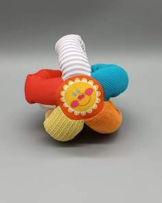 Doudou Balle Hochet avec Grelot Playskool Vintage