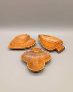 Coupelles Apéritives en Bois Exotique