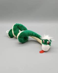 Peluche Serpent Accordéon Vintage