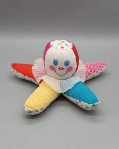 Peluche Pieuvre ou Étoile de Mer Playskool Vintage 1990