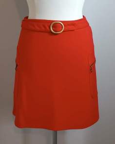 Jupe Trapèze Rouge Promod