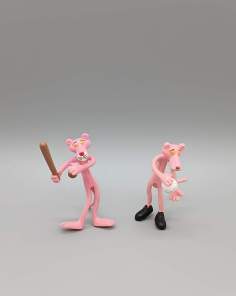 Figurines Flexibles Panthère Rose Vintage