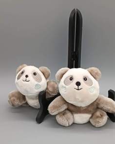 Lot de 2 peluches Pandi Panda