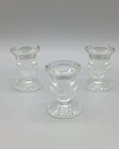 Bougeoirs en Verre Type Chandelle