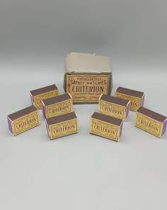Anciennes Boîtes d'Allumettes Criterion Originales