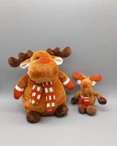 Peluches Rennes de Noël