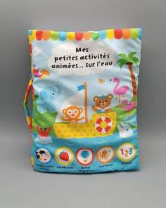 Livre Tissu Mes Premières Activités animées sur l'eau - Tourbillon