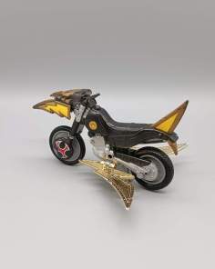 Moto Power Rangers Ninja Storm Bandai 2002 noir jaune 