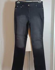 Pantalon Jeans Femme Noir Whak's Taille 40