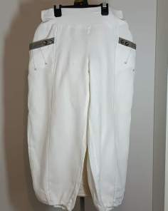 Pantacourt Femme Blanc La Voilà ! Taille 46/48