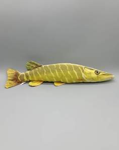 Coussin Oreiller Peluche Poisson Brochet Gaby