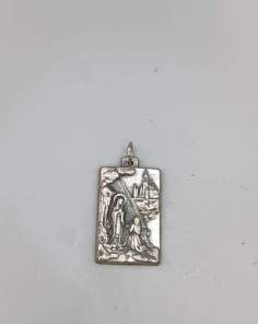 Médaille en Métal Notre Dame de Lourdes