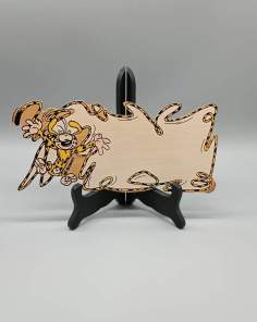 Plaque Bois Décorative Marsupilami Disney