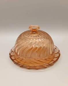 Plat sous Cloche Verre Rosaline Luminarc