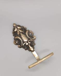 Patère Style Arabesque en Laiton