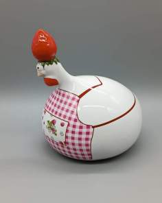 Poule Décorative en Céramique Chef J-LINE