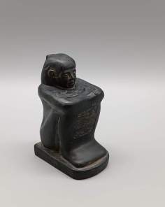 Statuette Égyptienne STATUE-CUBE en Résine