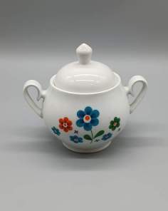 Sucrier Vintage Haute Porcelaine Berry