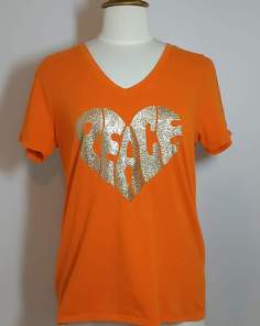 T-Shirt Femme Orange Peace IZZY