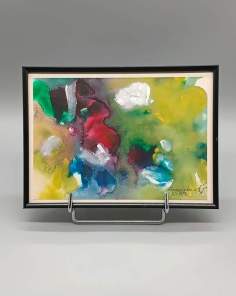 Petit Tableau Abstrait Design OPA