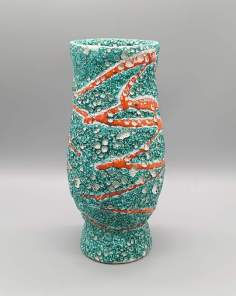 Vase Vallauris "Écume de Mer" Fat Lava Vintage