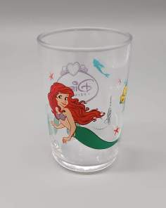 Verre Publicitaire Amora Ariel La Petite Sirène Disney Princess