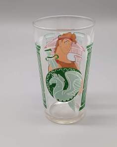 Verre Publicitaire Hercule Disney Vintage