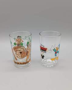 Verres Publicitaires Mescaleros & Donald et Pluto