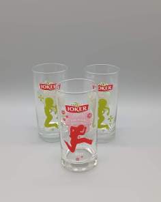 3 Verres Publicitaires JOKER 