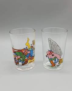 Verres Publicitaires Astérix Vintage