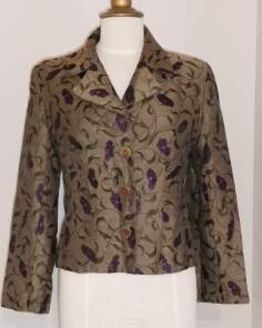 Superbe Veste Blazer à Motifs Figure Libre
