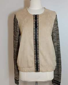 Veste Gilet Femme Bi-Matière Bonobo Jeans Taille L